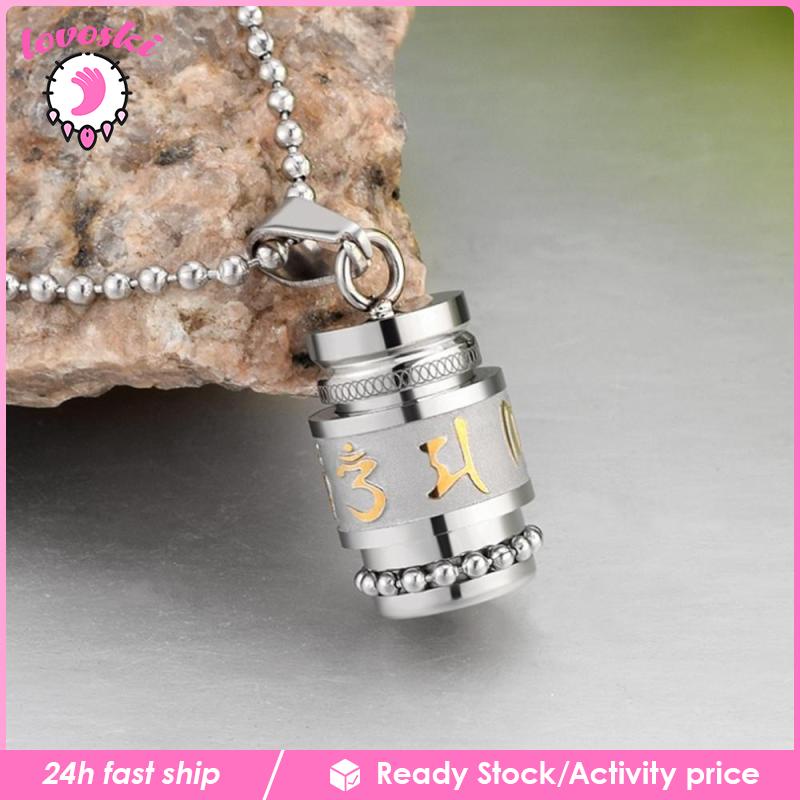 Vòng cổ Mặt Bánh Xe Cầu Nguyện Phật Giáo Tây Tạng