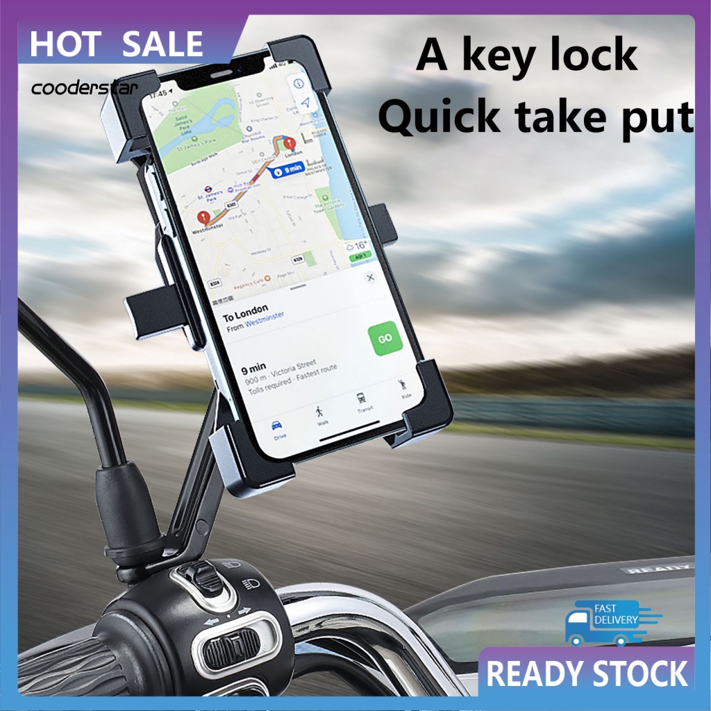 Giá Đỡ Điện Thoại Gắn Tay Lái Xe Đạp Chống Sốc Siêu Bền