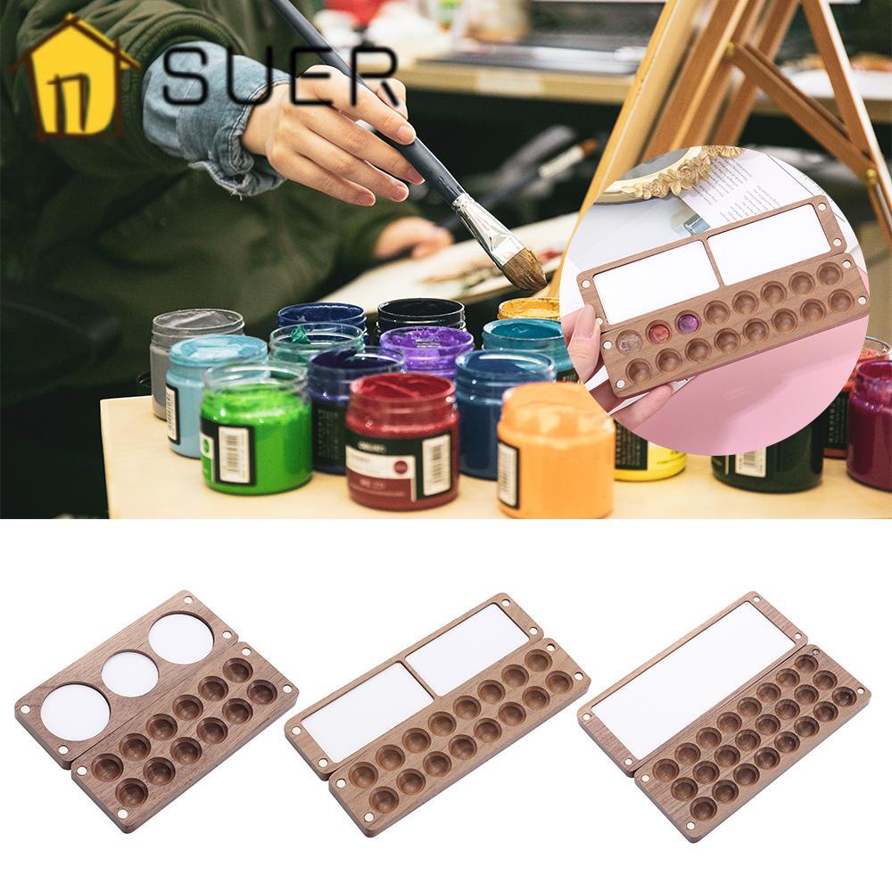 Bảng Gỗ Đựng Màu Nước SUENIN Thiết Kế Mới Tiện Lợi Dễ Sử Dụng