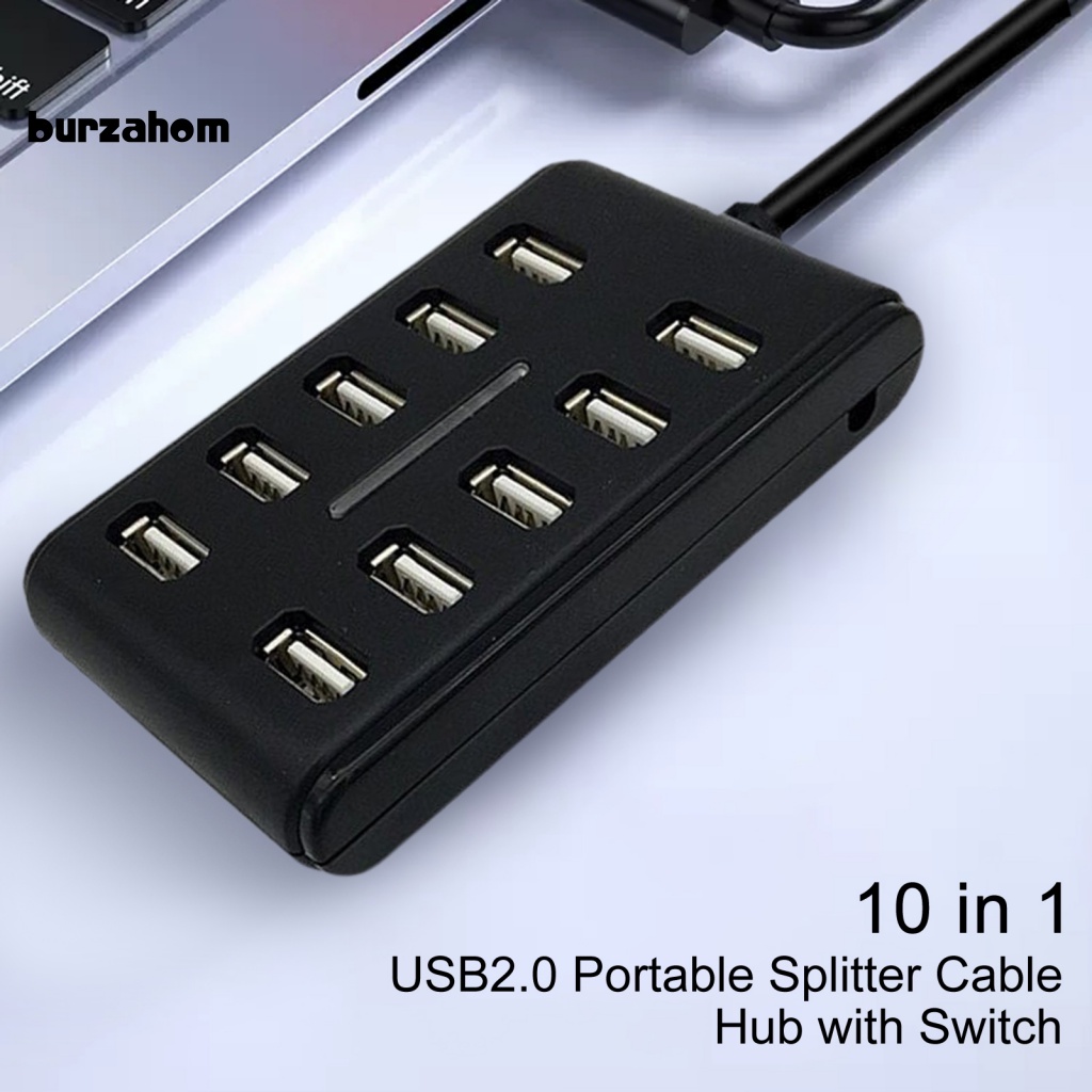 Bộ Chia Cổng Usb 2.0 Kèm Công Tắc Dành Cho Máy Tính