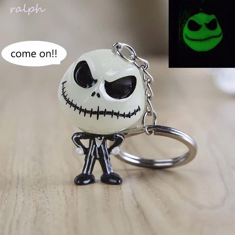 Móc Khóa Hình Đầu Lâu Hoạt Hình Trang Trí Halloween