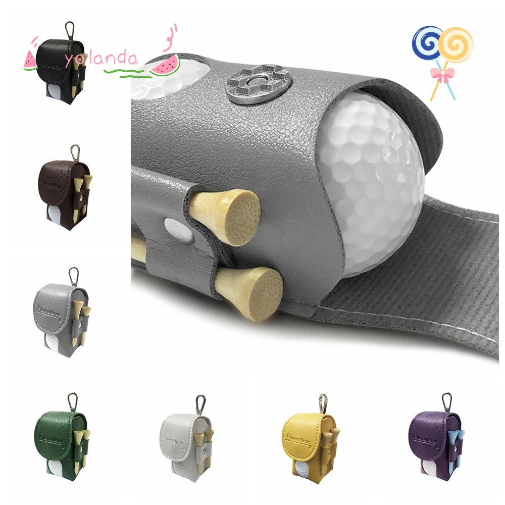 Túi Da PU Đựng Bóng Golf Hai Ngăn Tiện Dụng