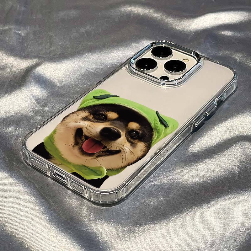 ✅Ốp Điện Thoại Dẻo Họa Tiết Chú Chó Dễ Thương Chống Sốc Cho iPhone12max 7813 11 14pro 56OQ