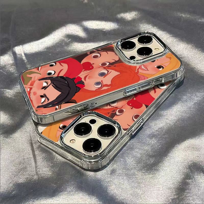 ✅Ốp Điện Thoại Dẻo Họa Tiết Hoạt Hình Kiểu Công Chúa Chống Sốc Cho iPhone12 11 / plusmax87 13 NO38