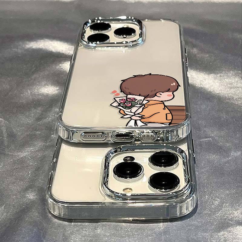 ✅Ốp Điện Thoại Dẻo Họa Tiết Hoa Đơn Giản Chống Sốc Cho Iphone 7 12 max13 11 8plus 14proxs AIZR