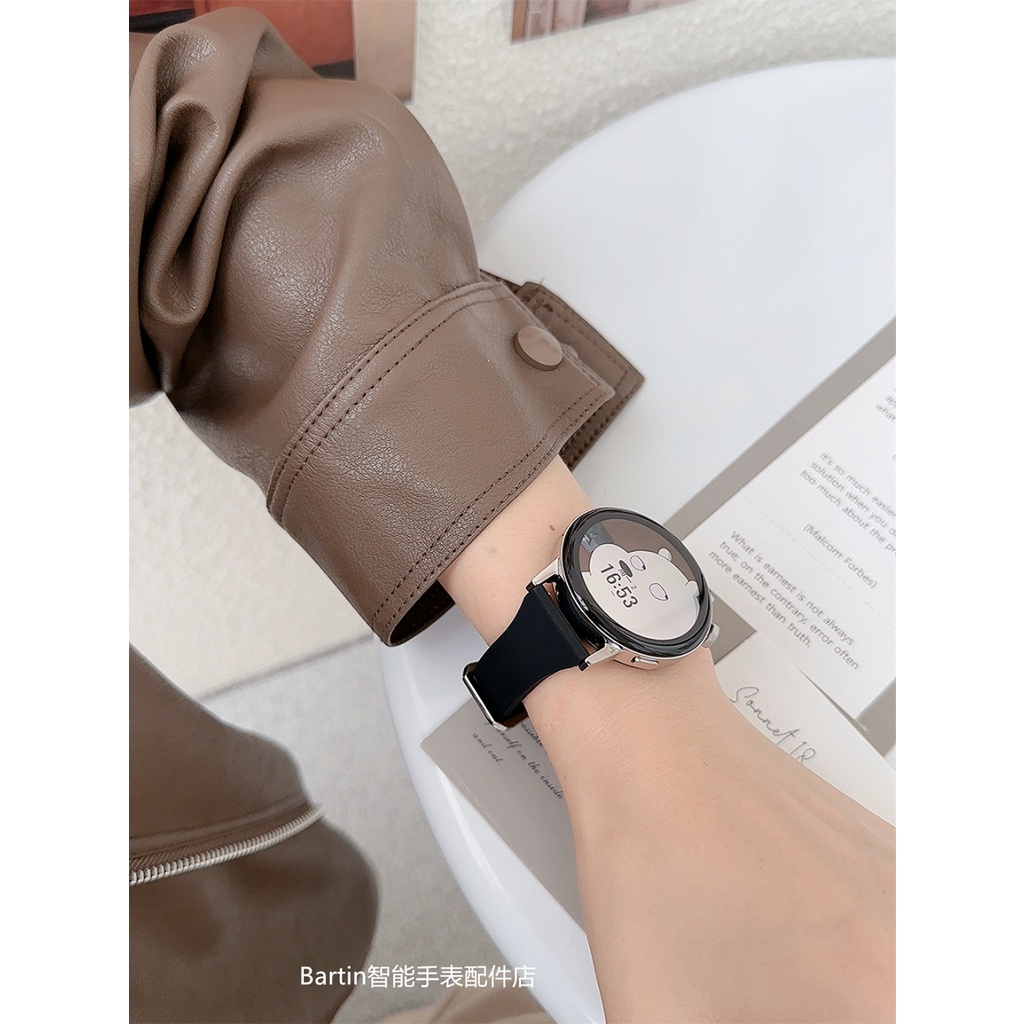 HUAWEI Dây Đeo Silicone 20 / 22mm Cho Đồng Hồ Thông Minh Samsung Galaxy 4 5 / classic 46mm / Active 2 40mm / 44mm Gear S3 GT / 2e / 3 / Pro