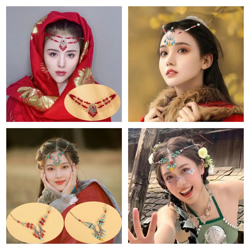 Phụ Kiện Trang Phục Dân Tộc Cổ Xưa Han Được Sử Dụng Như Áo Đeo Đầu Hoặc Như Vòng Cổ
