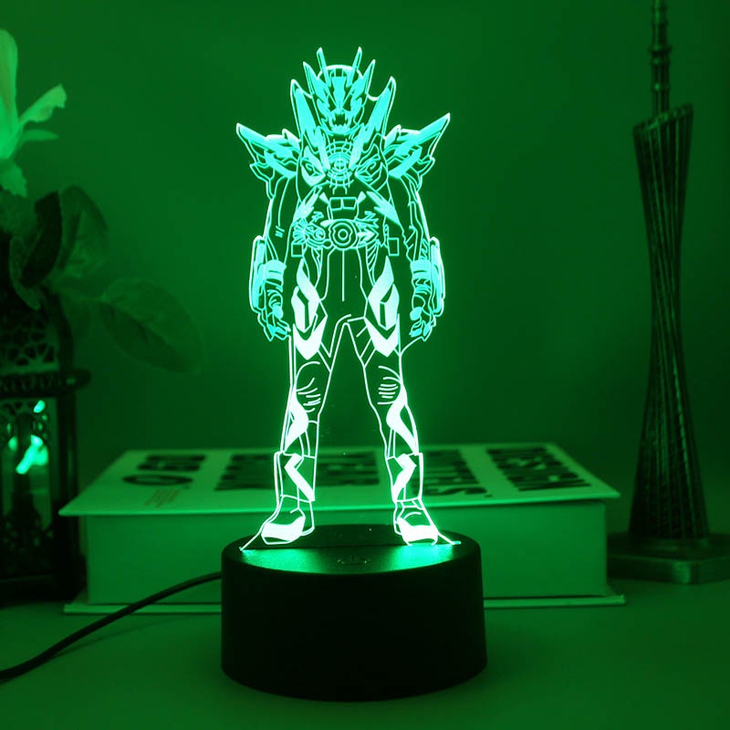 Đèn Ngủ 3d Hình Kamen Rider Có Điều Khiển Từ Xa Độc Đáo
