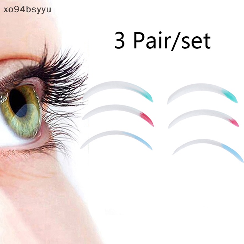 Set 3 Cặp Đệm Silicon Tái Tạo Làm Cong Mi xo94bsyyu