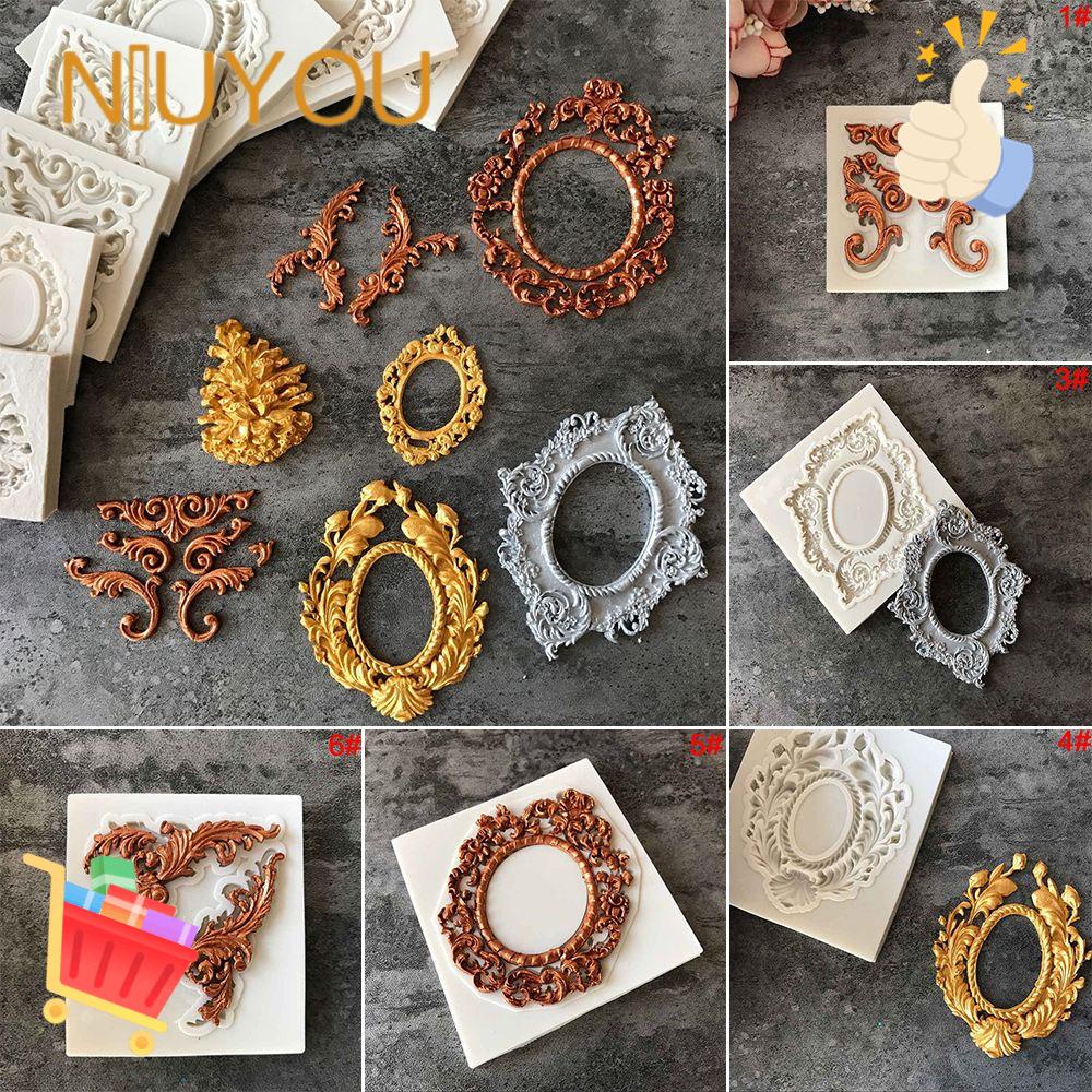 Khuôn Dập Nổi Họa Tiết Phong Cách Châu Âu Trang Trí Bánh Kem