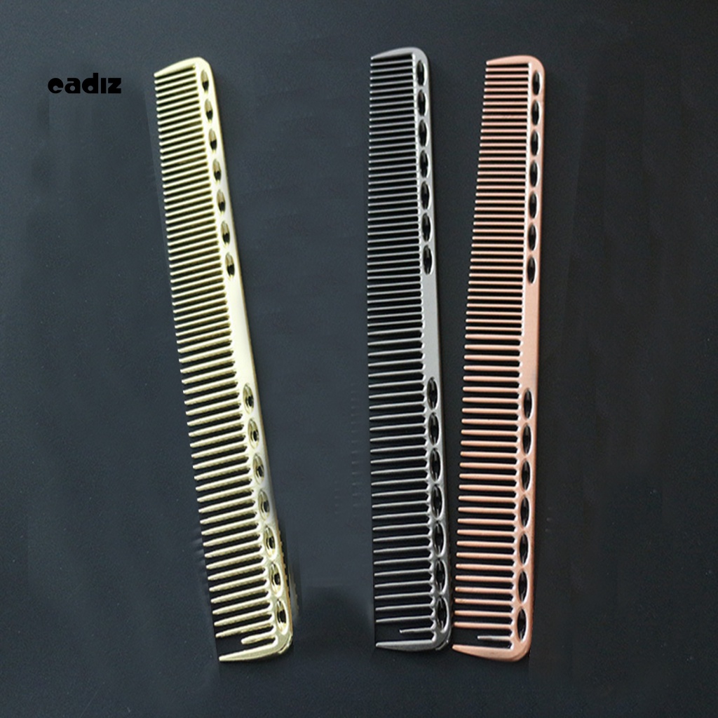 Lược Chải Tóc Bằng Nhôm Chống Tĩnh Điện Màu Sắc Đơn Giản