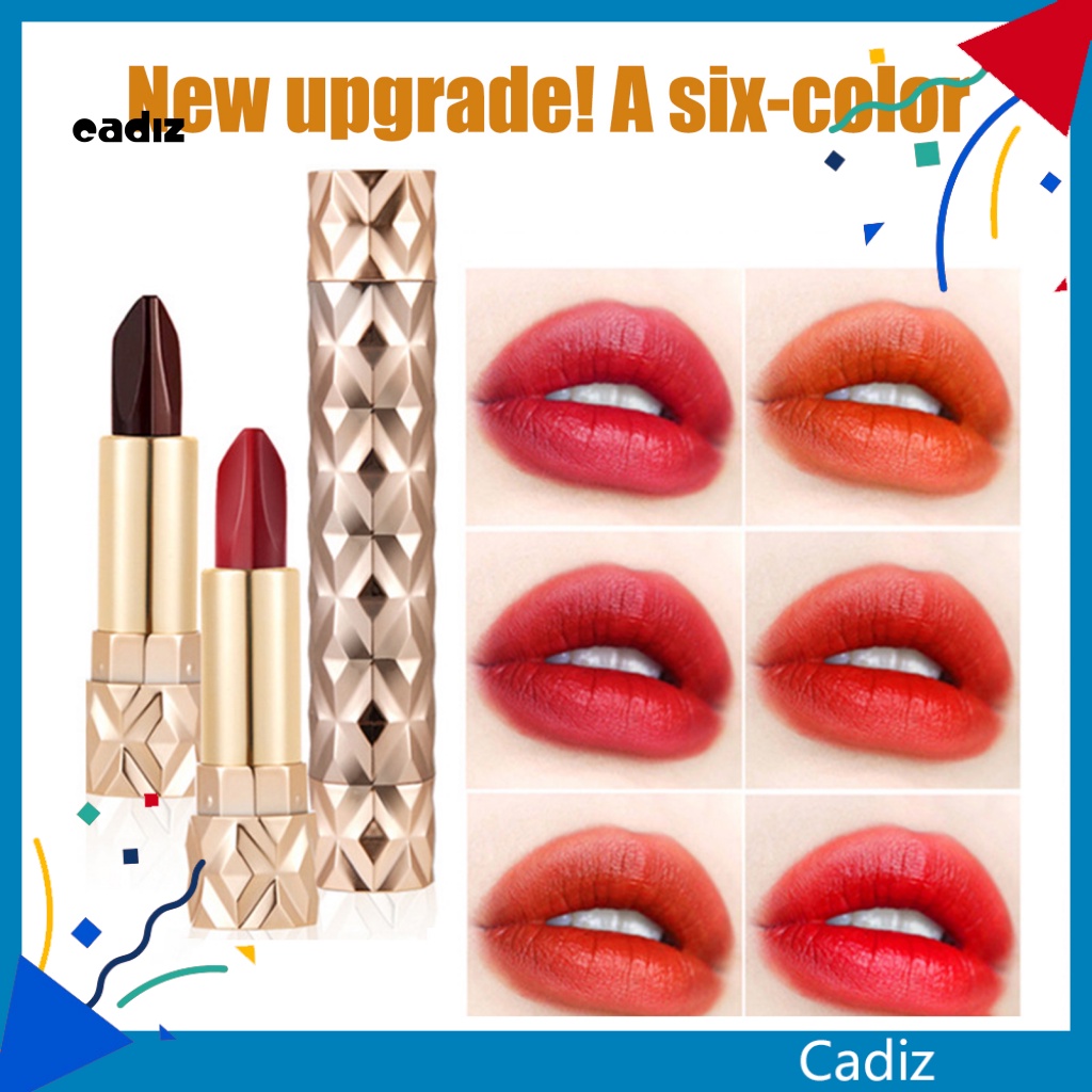 Son Môi Hai Đầu 6 Màu Trong 1 Chống Nước Lâu Trôi Không Dính Cốc Dành Cho Nữ