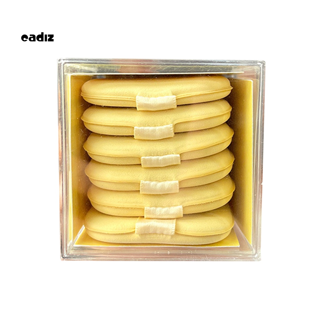 Hộp 6 Mút Trang Điểm CADI Mềm Mại Độ Co Giãn Cao Có Thể Sử Dụng Ướt Và Khô