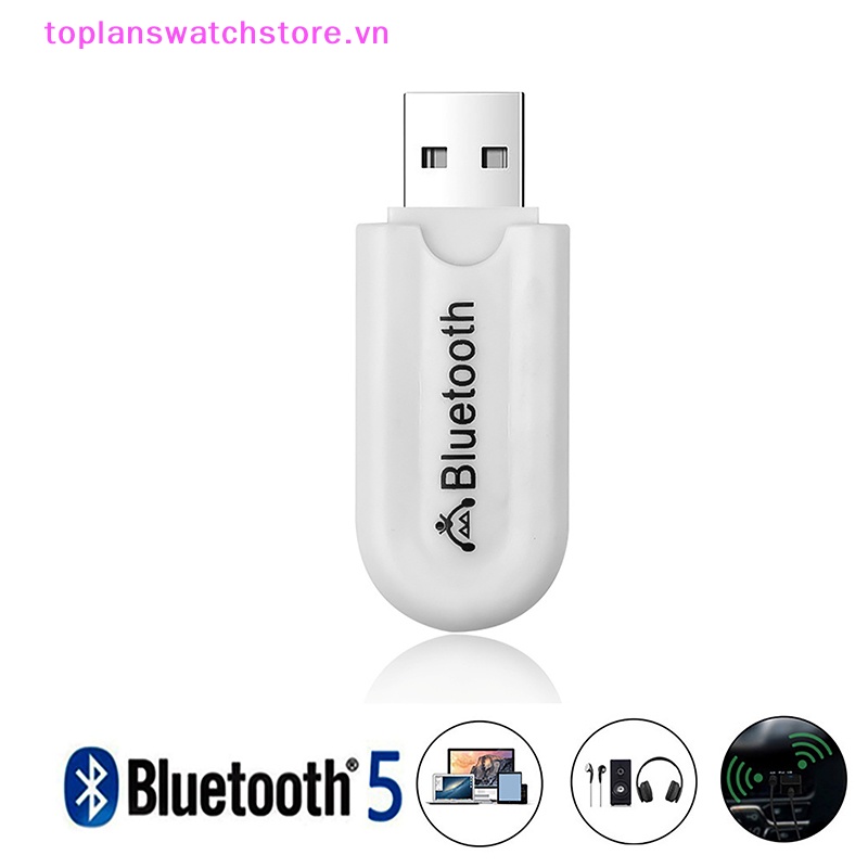 Thiết Bị Nhận Tín Hiệu Bluetooth Không Dây Jack Cắm 3.5mm Cho Máy Tính / Xe Hơi