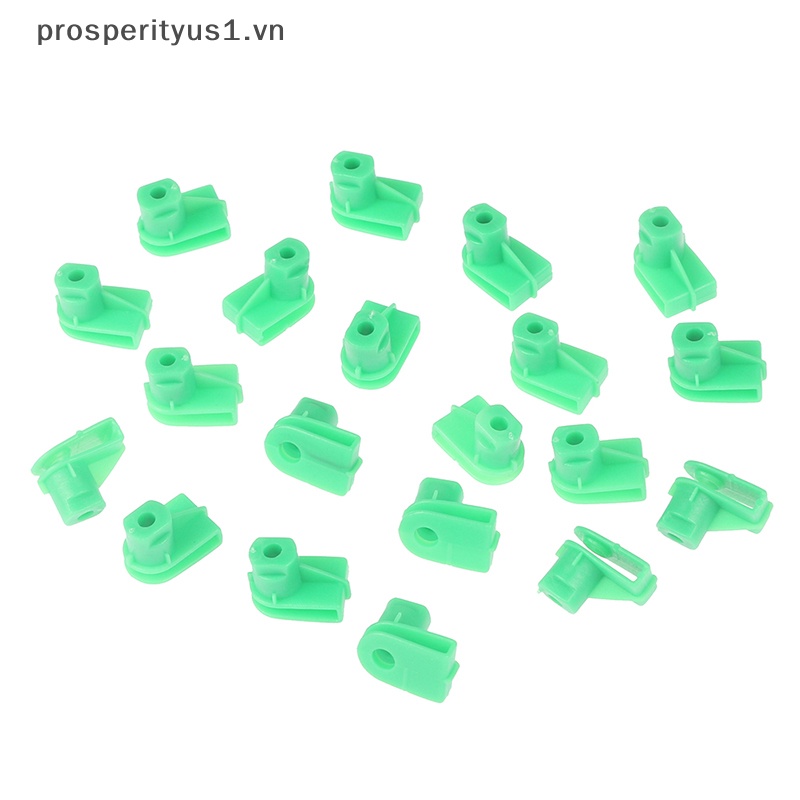 1 [prosperityus1] Set 20 Đinh Ốc Bằng Nhựa Chuyên Dụng Cho Xe Hơi Audi Ford Focus Opel Vauxhall AD-047