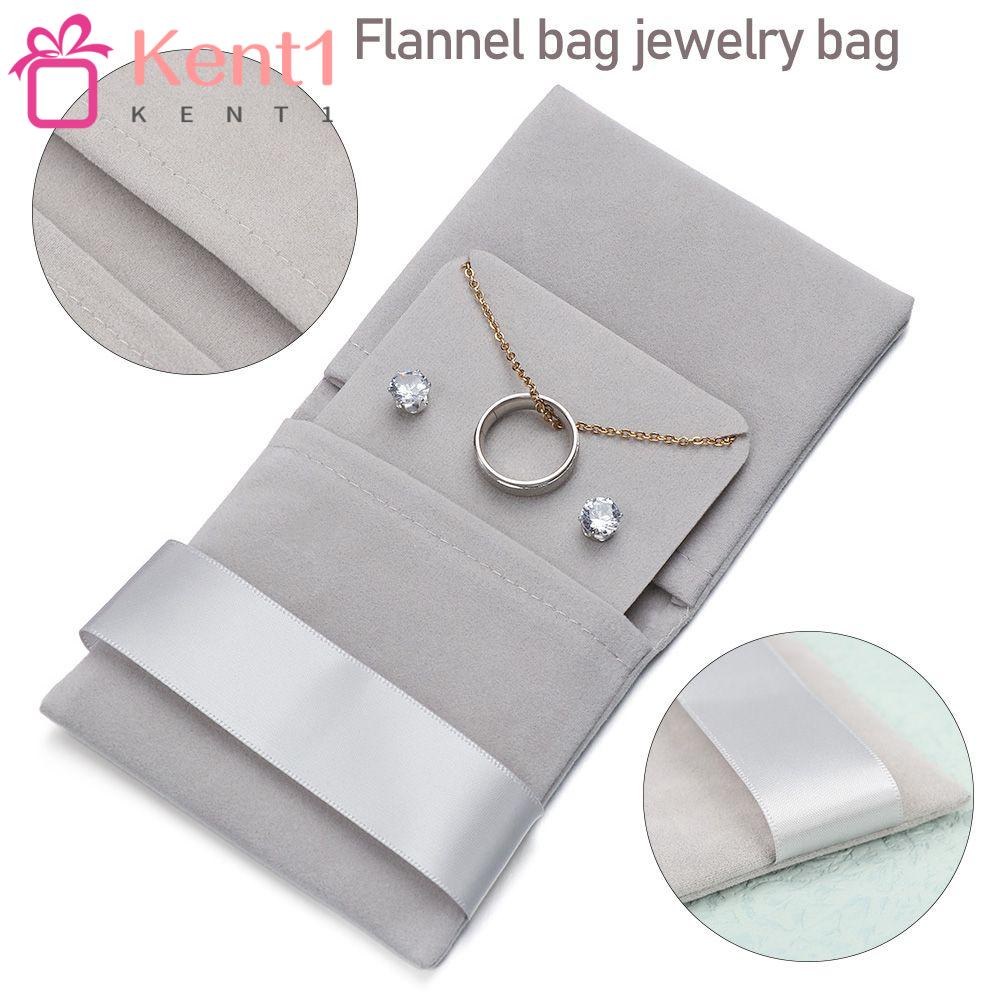 1 Túi Nhung Mềm Đựng Trang Sức Chống Bụi Tiện Dụng