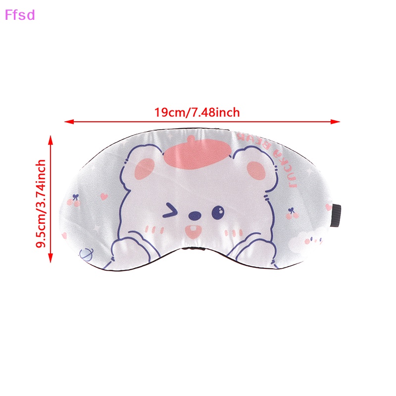 {Ffsd} Miếng Bịt Mắt Ngủ Trưa Bằng Lụa Dùng Khi Đi Du Lịch Dành Cho Bạn Nữ * Bán Chạy