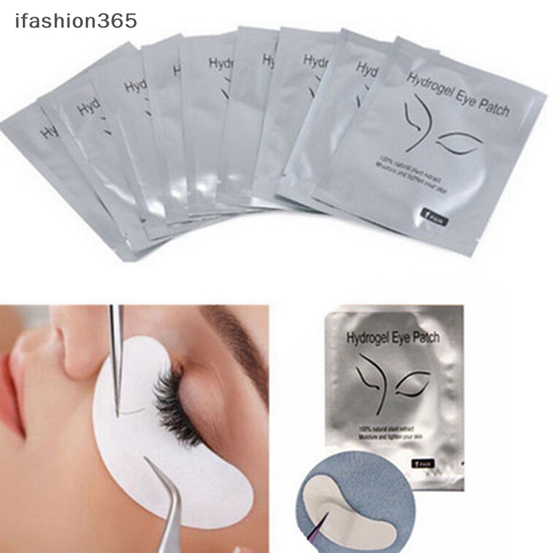 Set 10 Miếng Dán Hỗ Trợ Nối Mi Giả Không Xơ Vải ifashion365 Đệm Gel Dán Lông Mi Giả Không Xơ Tiện Dụng  Kính Mát Mắtlaslass Chất Lượng Cao