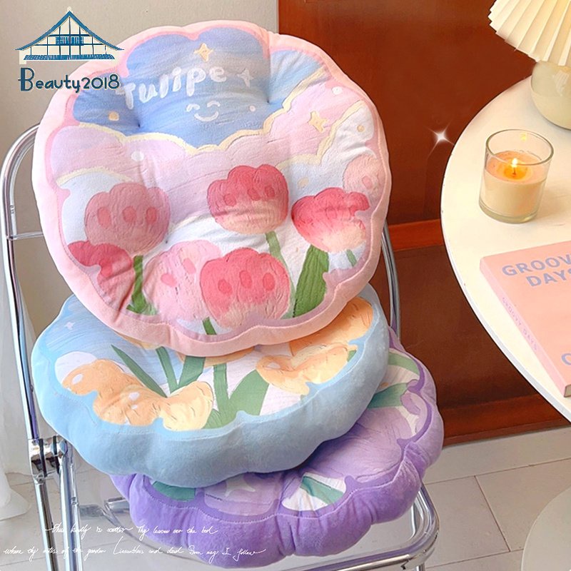 Gối Tựa Lưng Mềm Mại Hình Bông Hoa Độc Đáo Trang Trí Nhà Cửa / Văn Phòng