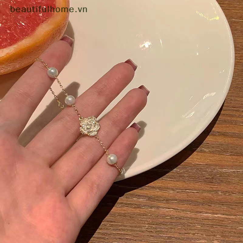 [beautifulhome] Vòng Cổ Hoa Trà Pháp Ngọt Ngào Thời Trang Cá Tính Thanh Lịch [beauty]