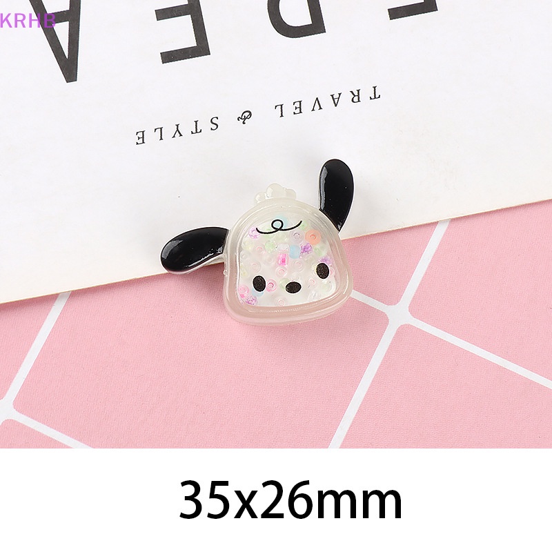 Bộ 5 Keo Dán Trang Sức Hình Kitty My Melody Cinnamoroll Phát Sáng Độc Đáo Mới