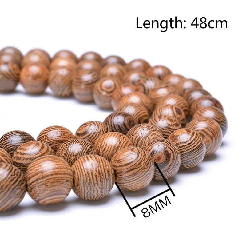 Chuỗi 108 Hạt Gỗ Đàn Hương Tự Nhiên 8mm