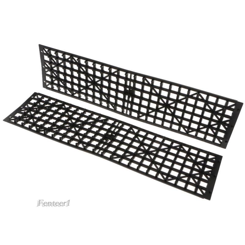 Set 1 / 4 Thảm Lót Bánh Xe Chống Trượt Màu Đen Trọng Lượng Nhẹ