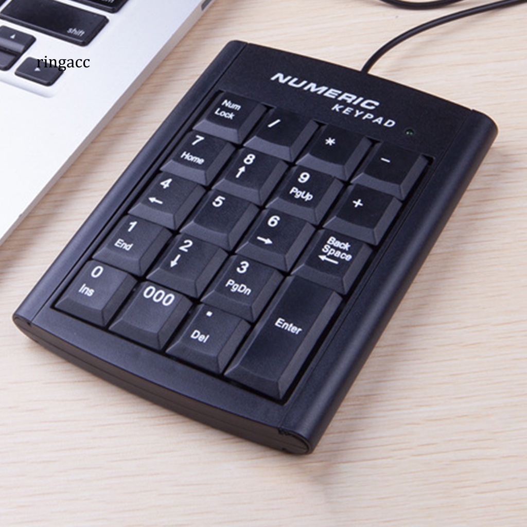 Bàn Phím Số Mini 19 Phím Có Dây Không Gây Tiếng Ồn Dùng Cho Văn Phòng