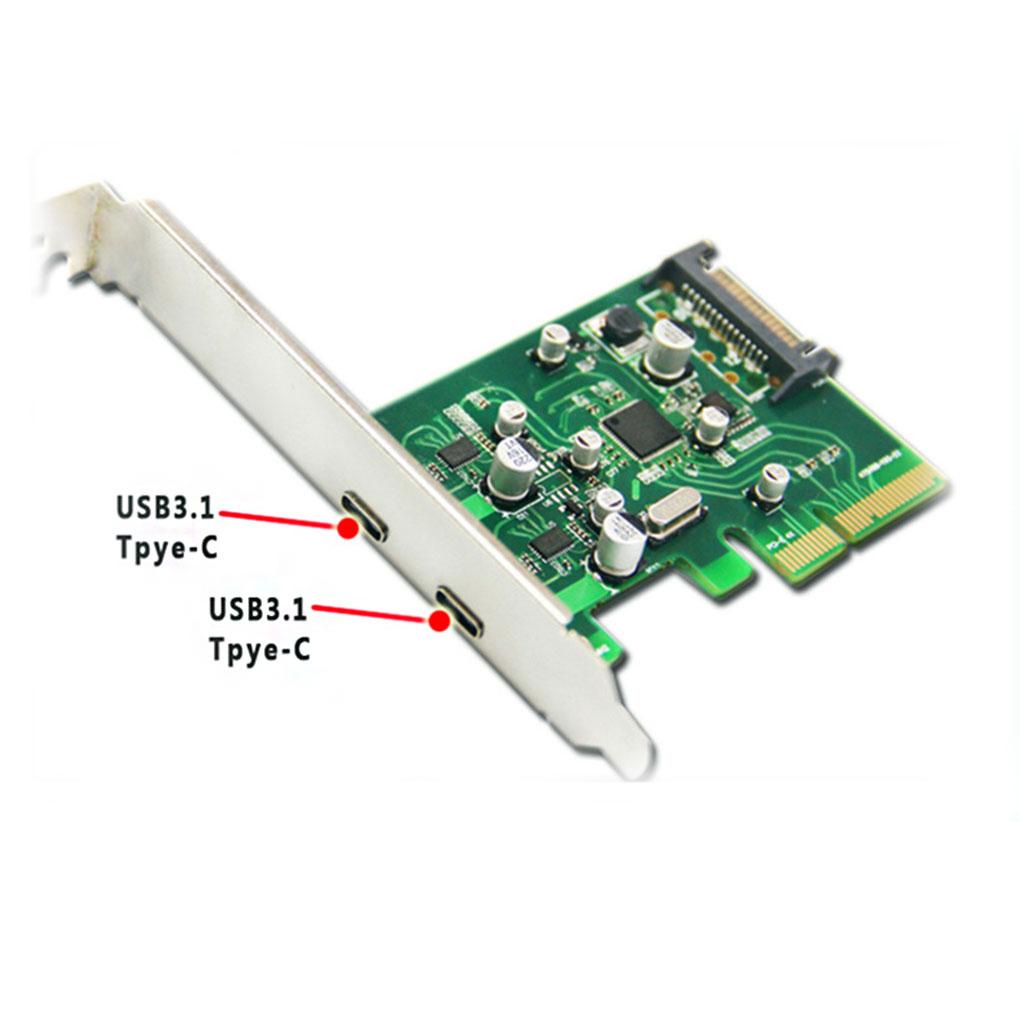 Thẻ Chuyển Đổi Mở Rộng PCI-E Dual USB 3 1 Chuyên Nghiệp