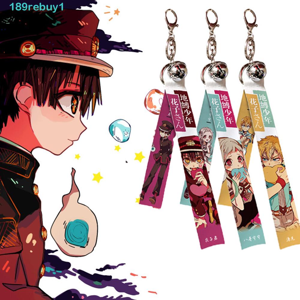 Rebuy1 Móc Khóa Hoạt Hình Jibaku Shounen Có Chuông Và Dây Ruy Băng Đơn Giản Hóa Trang Cho Nữ