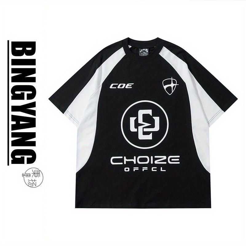 Áo Thun Ngắn Tay In Hình Xe Máy + Quần Thể Thao Thời Trang Cho Nam Nữ