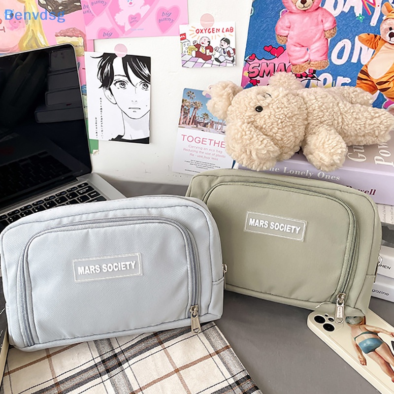 Benvdsg > Túi Đựng Bút Chì Sức Chứa Lớn Màu Sắc Thời Trang Có Khóa Kéo Dành Cho Học Sinh