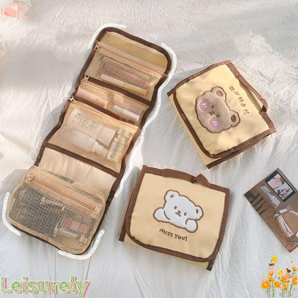 Túi Đựng Đồ Trang Điểm Hình Gấu Dễ Thương Cho Bạn Gái