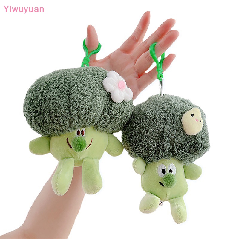 < Yiwuyuan > Đồ chơi nhồi bông Hình Rau Củ Broccoli Mềm Mại Dễ Thương Làm Quà Tặng Cho Bé Mới