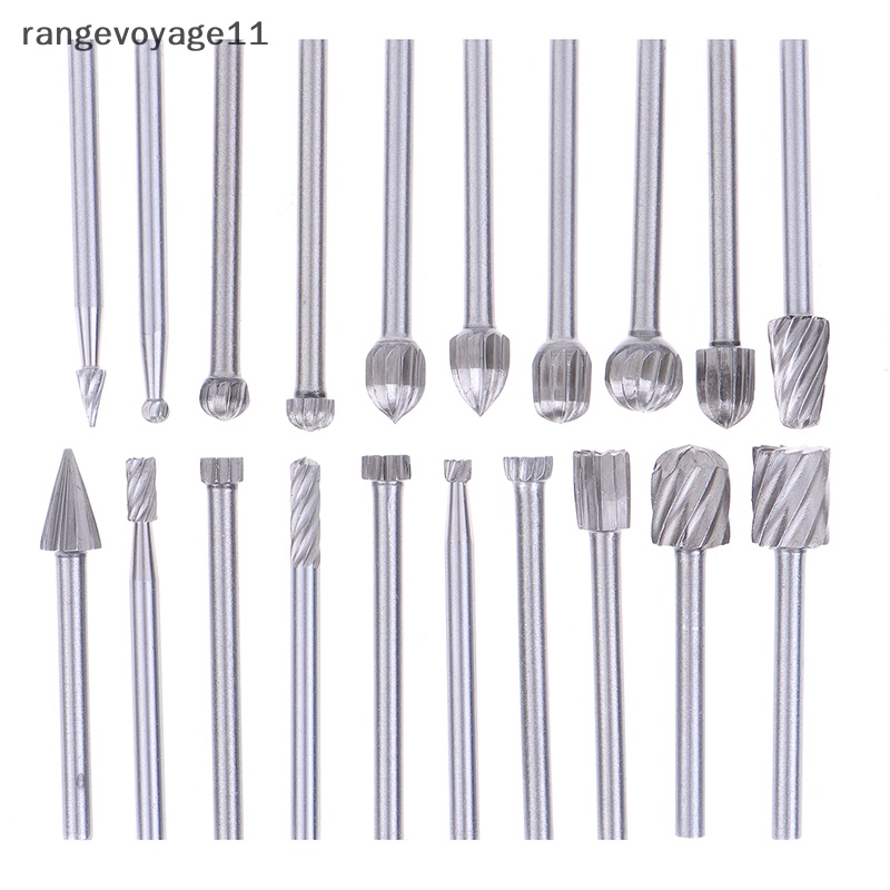 Bộ 20 Mũi Khoan Xoắn Cacbua Vonfram Kích Thước 3 * 40mm Chuyên Dụng