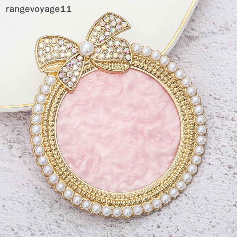 Khay Đựng Móng Tay Giả Bằng Nhựa Resin Hình Nơ Đính Ngọc Trai