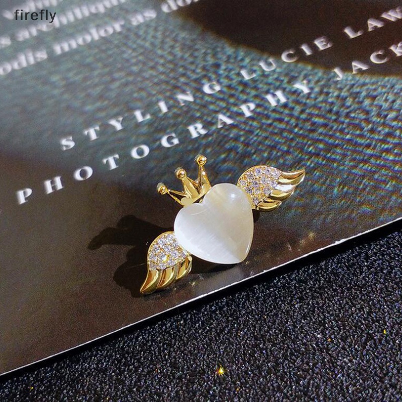 Ghim Cài Áo Hình Chú Ong / Mặt Trời / Trái Tim Đính Đá Ngọc Trai Dễ Thương