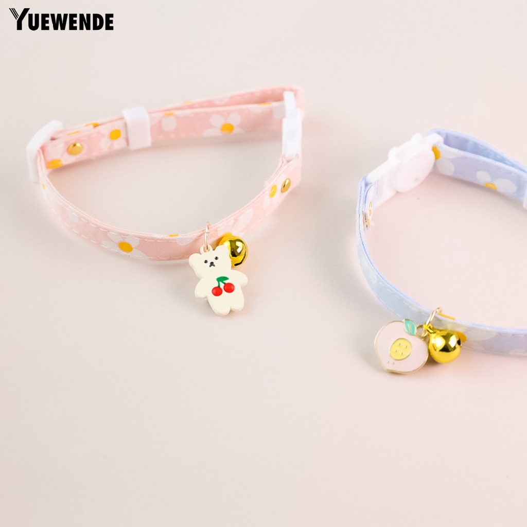 Vòng Cổ YQ.E Độ Co Giãn Cao Với Họa Tiết Chấm Bi Dễ Thương Có Thể Điều Chỉnh Cho Thú Cưng Mặc Hàng Ngày