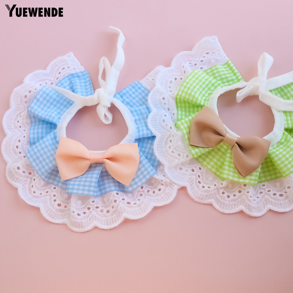 Yq.e Yếm Thắt Nơ Nhiều Màu Bằng Polyester Thân Thiện Với Da Chống Mài Mòn Dễ Sử Dụng Dành Cho Thú Cưng