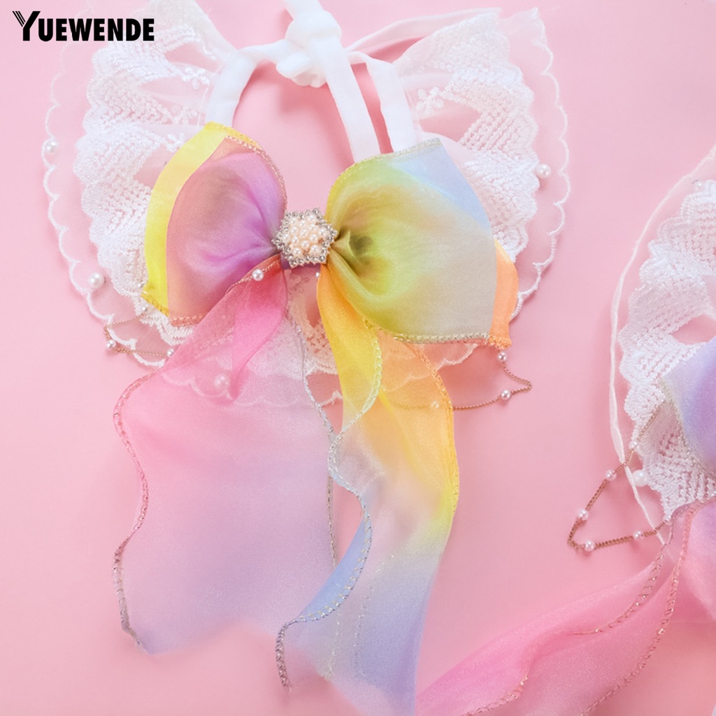 Yq.e Vòng Cổ Phối Tua Rua Bằng Polyester Không Gây Kích Ứng Thân Thiện Với Da Cho Thú Cưng