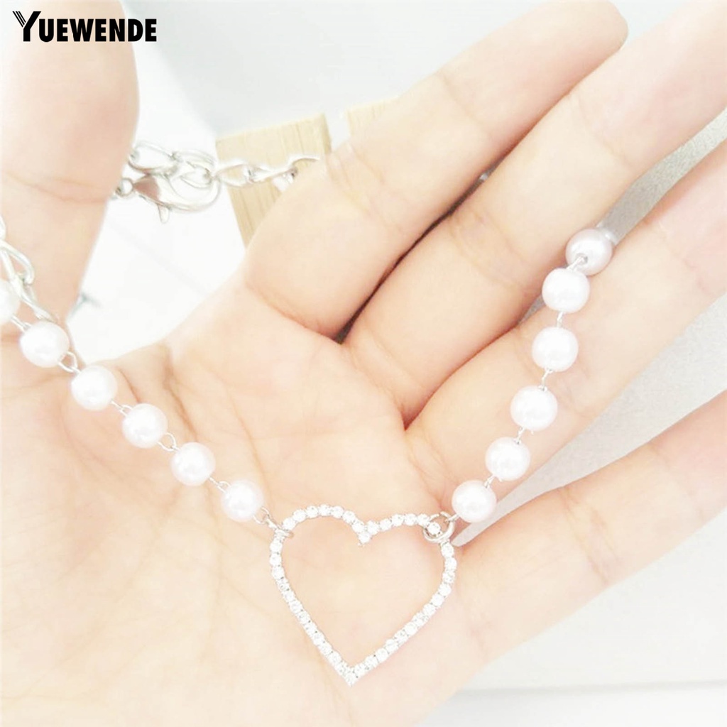 Yq.e Vòng Cổ Mặt Trái Tim Rỗng Bằng Đồng Sáng Bóng Chống Dao Trang Trí Vòng Cổ Dành Cho Cún Cưng Đám Cưới