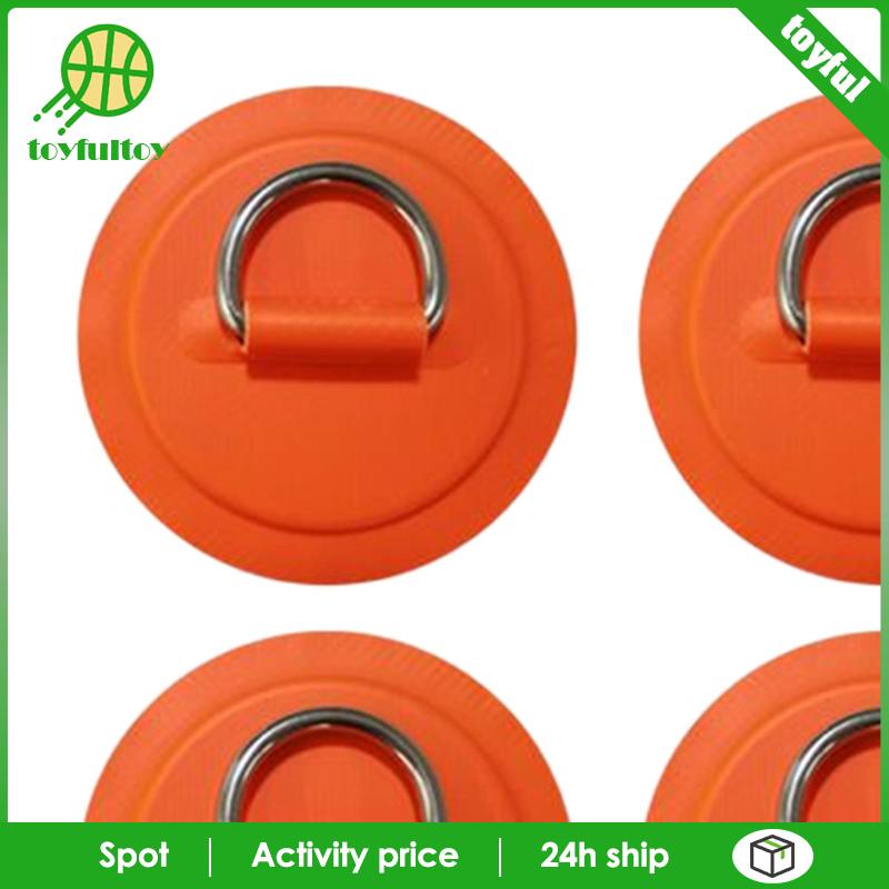 Set 4 Móc Khóa Dây Chữ D Bằng Thép Không Gỉ Cho Tàu Thuyền Dinghy
