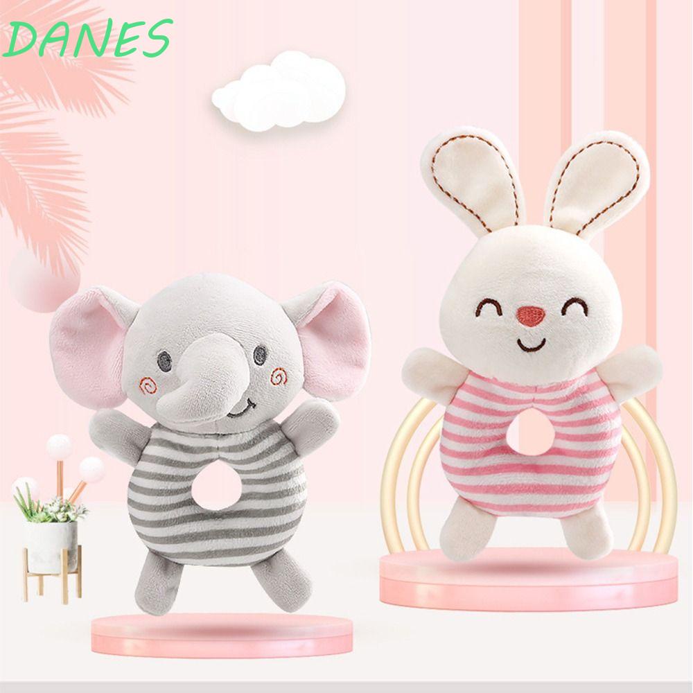 Thú Nhồi Bông Hình Thỏ Hoạt Hình Dễ Thương Treo Xe Đẩy Em Bé
