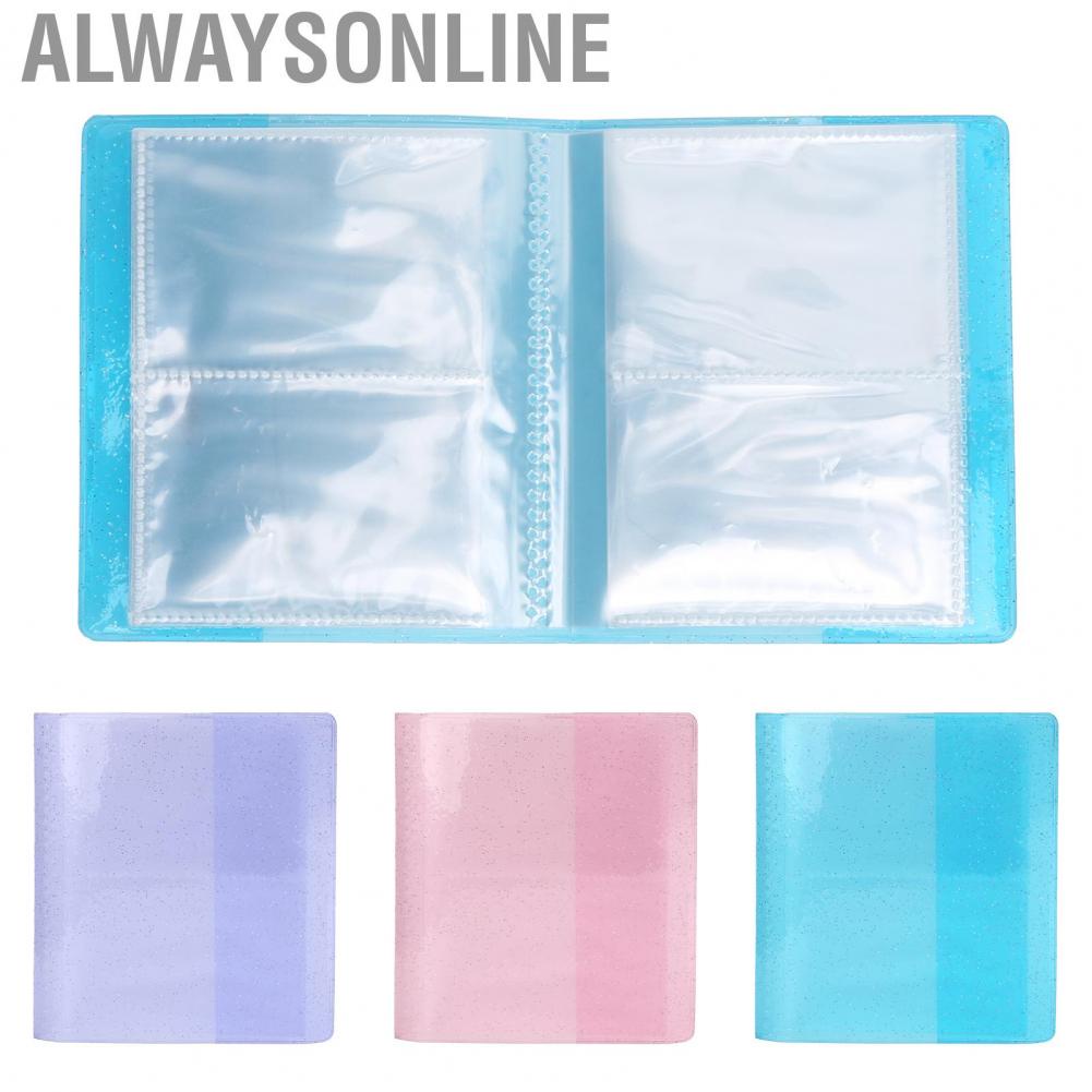Alwaysonline 64 Pockets 3 Inch Photo Album  Book for Instax Fujifilm Mini PVC Material Series Photos