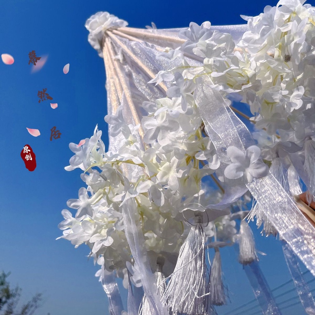 Dù Che Mưa 3D Họa Tiết Hoa Phong Cách Lolita Dễ Thương Cho Người Lớn Và Trẻ Em