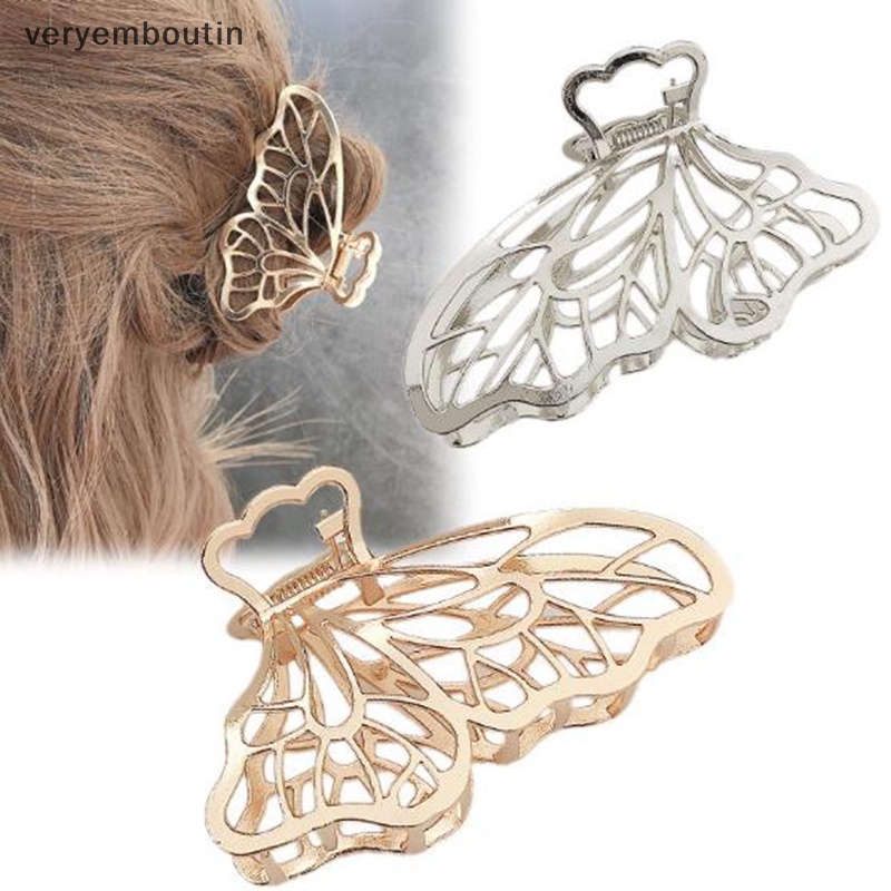 Kẹp Tóc Càng Cua Lớn Bằng Hợp Kim Hình Học Cho Nữ