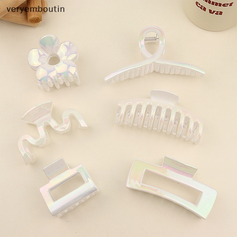 Kẹp Tóc Càng Cua Bằng Nhựa Cỡ Lớn Thời Trang Cho Nữ