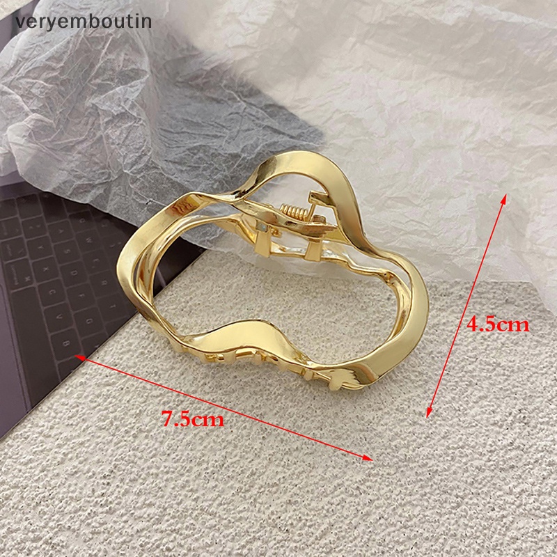 Kẹp Tóc Kim Loại Thời Trang Hàn Quốc Đơn Giản Dành Cho Nữ