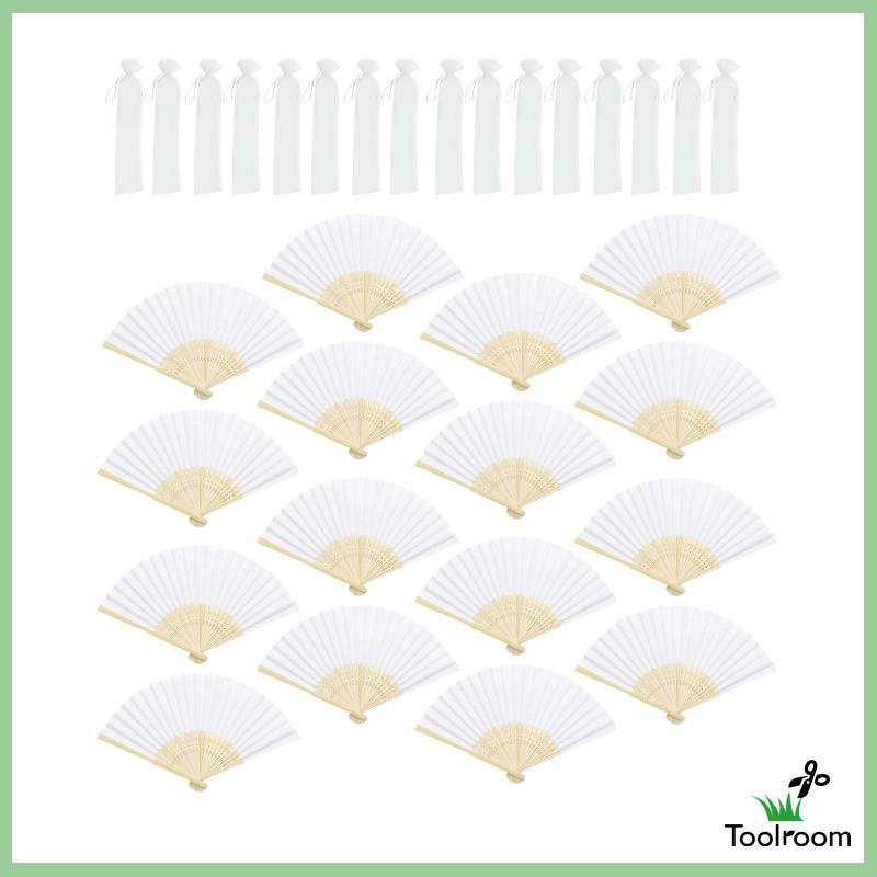 Quạt Giấy Gấp Cầm Tay 16 Cái