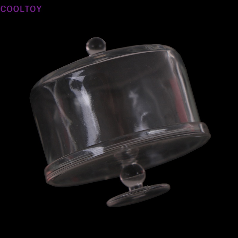 Cooltoy Hũ Đựng Đồ Tráng Miệng Trong Suốt Có Nắp Tỉ Lệ 1 / 12 Trang Trí Nhà Búp Bê